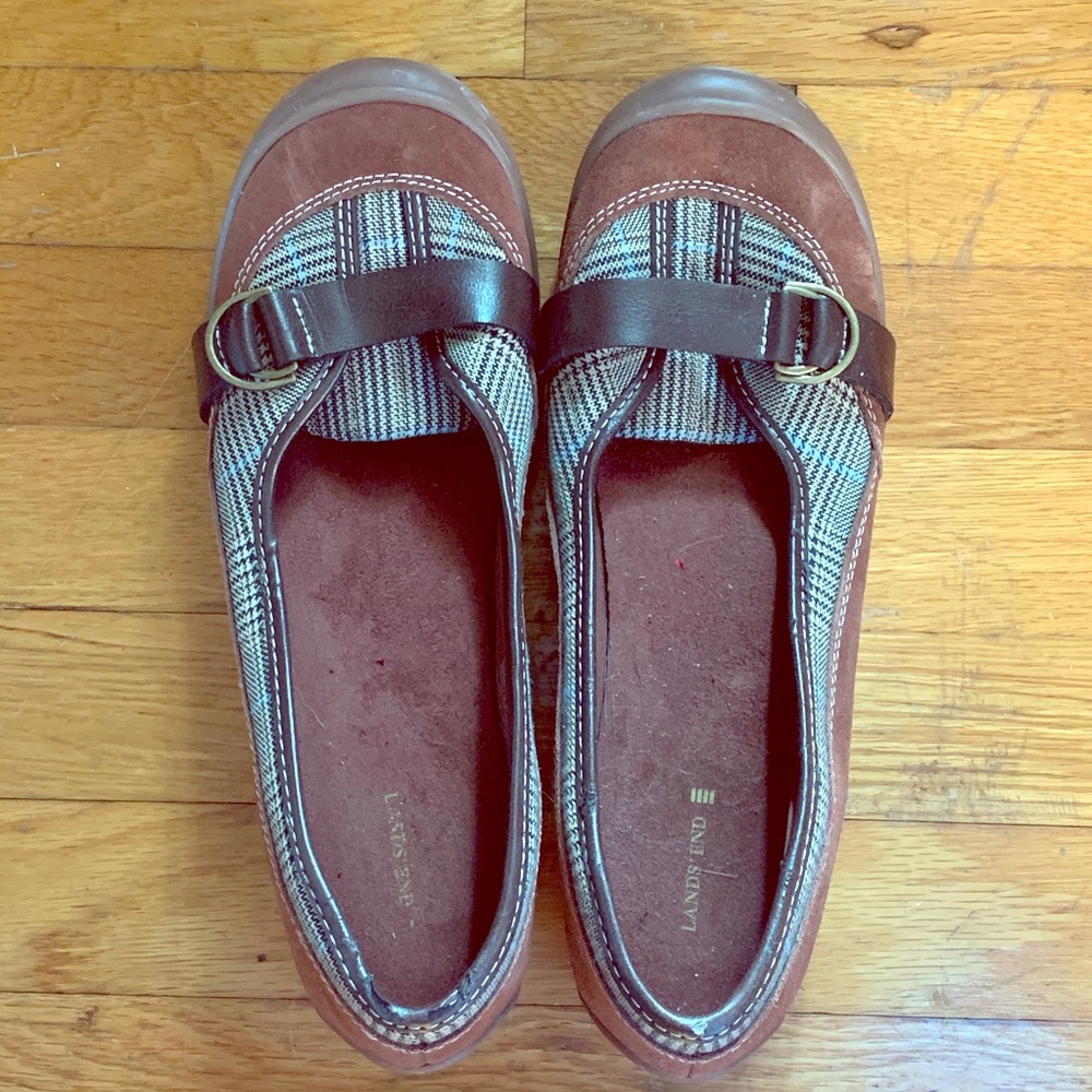 Lands End slip on shoes